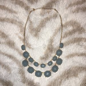 blue chunky necklace from Francesca’s!